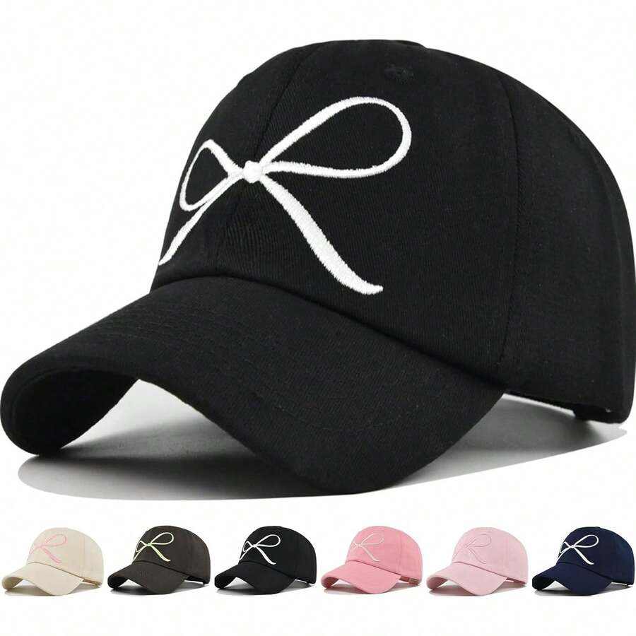 Coquette - Gorra de béisbol con lazo, gorra de béisbol para mujer, linda gorra desgastada, divertida gorra de camionero - Sombrero de béisbol #A5 para mujer - Ver 1
