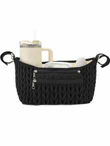 1 件婴儿推车收纳袋，尿布收纳袋，带可调节肩带，多色可选，适用于婴儿推车 - 彩色 - 查看 12