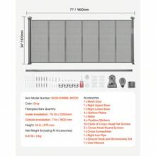 Baby Protection Gate - Grau 71 Zoll Teleskop 33 Zoll - View 7