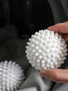 Reusable Laundry Balls | Effectively Removes Hair, Softens Fabrics, Prevents Tangling, Reduces Wrinkles, No Electricity Needed | Extra Large Tumble Dryer Balls, Durable Plastic Material, Suitable For Washing Machines - Multicolor - View 6