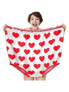 奶奶内裤大号搞笑恶搞礼物加大码妈妈内裤恶作剧奶奶内裤女士婚礼新娘单身派对内衣