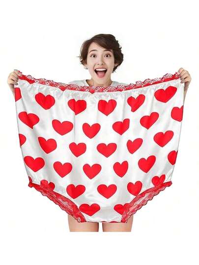 奶奶内裤大号搞笑恶搞礼物加大码妈妈内裤恶作剧奶奶内裤女士婚礼新娘单身派对内衣