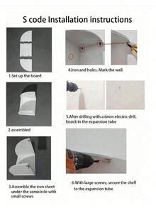 Bộ 1 kệ góc treo tường 2/5 tầng màu đen, thiết kế hiện đại với các lớp xếp so le, phù hợp với không gian góc tường, dùng để trưng bày đồ trang trí và cây cảnh, thích hợp cho góc tường phòng khách/phòng ngủ, trang trí nhà cửa và phòng tắm. - Đen và trắng - Xem 11