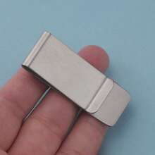 Customized Personalized Carved Name Wallet, Suit Tie Clip Accessories, Customized Wallet, Stainless Steel Wallet, Groom's Gift, Groom's Wallet, Husband's Gift - Multicolor - View 13