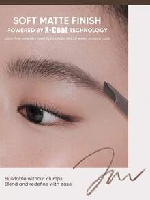 JUDYDOLL PRECISION SCULPTING EYEBROW PEN, Smooth, Natural, Long-Lasting, Waterproof - 01  Grey - View 6