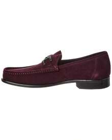 Bruno Magli Trieste Suede Loafer - Red - View 3