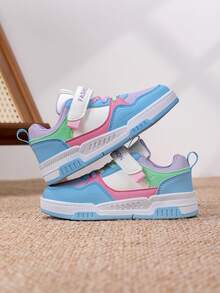 Kids Skate Shoes, New Boys' Sports Shoes, Girls' Campus Shoes, Suitable For All Seasons School Outfits - Baby Blue - View 9