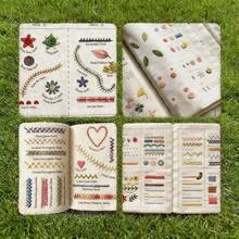 Embroidery Sampler Book Kit – 2026 New Complete Sewing Set Beginners, 131 Patterns & Essential Tools Hand Embroidery, Needlepoint & Hand Sewing Enthusiasts (B) - 1 - View 5