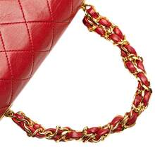 CHANEL Authenticated  PRE-OWNED Micro Classic Lamb-Skin Belt Bag Bag - Đỏ - Xem 4