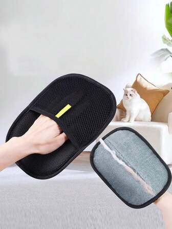 2pcs/3pcs/4pcs Reusable Pet Hair Remover Gloves, Anti-Static Fur Cleaning Gloves For Furniture And Car Interior, Easy To Clean And Wear, Suitable For Daily Cleaning