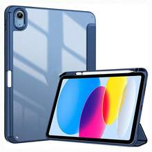 Watermelon Pink Protective Case With Pencil Slot, Tri-Fold Stand, Auto Wake/Sleep Function For IPad (A16) 11th Gen 11-Inch (2025) And IPad 10th Gen 10.9-Inch (2022)