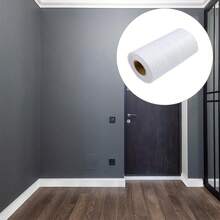 1片5米/196.85英寸自粘窗台贴纸，白色木纹设计，易于粘贴和移除，仿木窗台装饰条，有效遮盖难看区域，特别适用于飘窗和阳台。 - 彩色 - 查看 9