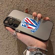 Diseño con el logotipo del Shenhua Greenland Football Club en forma de escudo. Esta elegante funda es compatible con los modelos  16, 15, 14 Pro Max, 13, 12, 11, XR y XS Plus. Fabricada en silicona TPU, ofrece protección contra golpes y caídas, además de una sensación superior. Es un regalo ideal para familiares, amigos y seres queridos, y una opción perfecta para Navidad. - Negro - Ver 5