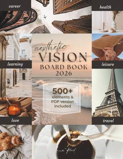 Aesthetic Vision Board Book