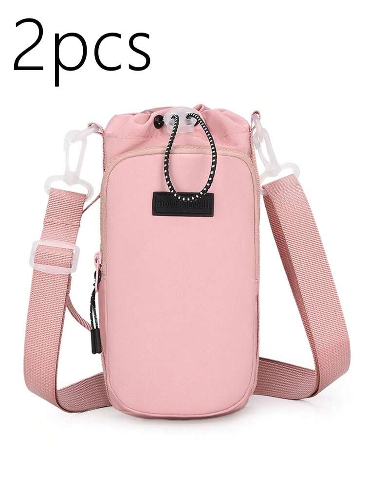 1个便携式运动水壶包，斜挎水壶套，旅行便携水壶包，零钱包，钥匙手机斜挎包，骑行健身一体式水壶包，配有可调节肩带，多功能包，适合旅行、徒步、骑行，带手机口袋。成人游戏、情侣游戏、派对礼品、情人节礼物 - 彩色 - 查看 12