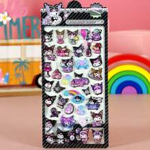 1pc 3D Relief Water Stickers, Cute Water Shake Stickers, Party Games, Party Games, Student Gifts, Valentine's Day Gifts, New Year's Gifts - Multicolor - View 5