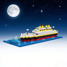 3806 Pcs Ship - Themed Micro Mini Building Blocks In Bags: Meticulously Crafted With Smooth, Burr - Free Surfaces. Featuring , Small Icebergs, And Super Small Icebergs. Rich In Colors, Multiple Styles To Choose From. A Blessing For Ship Collectors. Develop Spatial Thinking And Cultivate Patience. Ideal For Home Decor, Birthday Gifts, And Graduation Presents - Multicolor - View 8