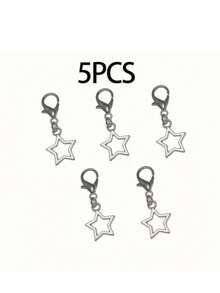 5/10pcs Stainless Steel Star Shaped Shoelace Accessories - Heavy Duty Y2K Vintage Metal Clips, Fit For Sneakers, Boots, Bags And DIY Shoelace Accessories (No Tools Needed) - Quick Lacing, Clips, Suitable For Teens (Star Shape), Shoe, Spring Summer Picks, Brides Maid Gifts, Room, Bedroom Decor, Bedroom Decor, Beach, Travel, For Men, For Women, Vacation,Women's Day,Travel Essentials,Wedding Favours,Y2k,Bedroom,Car Accessories Women,Kitchen Decor,Cute Stuff - Multicolor - View 7