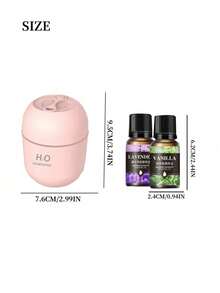 1pc/2pcs Set (Aroma Diffuser + Aroma Essential Oil), Increases Air Humidity, Relieves Dry Air, Suitable For Home, Hotel, Bathroom Deodorizing, Fragrance, Long-Lasting Scent, Great For Birthday/Graduation Gifts.