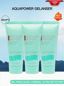 Biotherm Limpiador refrescante AQUAPOWER para hombres 40ml [TAMAÑO MINI] - 40 ml*3 - Ver 1