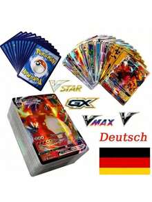 55pcs Pokemon Booster Pack, Battle Cards, Evolution Trading Cards, Collectible Game Cards, Toys, Random Styles, Pokemon Collectible Cards, Rare Pokemon Collectible Cards, Random Cards Included