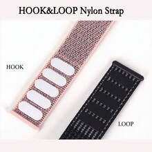 Dây đeo nylon mềm mại có khóa dán cho đồng hồ thông minh Band 8Pro 9Pro, có thể điều chỉnh cho Redmi Watch 4 5, dây đeo cổ tay nhẹ và thoáng khí thay thế. - Nhiều màu - Xem 3