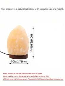 1 件喜马拉雅盐灯，LED 水晶盐灯照明小夜灯，USB 供电，育儿室小夜灯，卧室助眠灯，节日装饰，家居装饰，派对装饰，卧室装饰，客厅装饰，床头配件