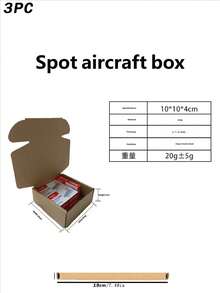 3pcs Brown Cardboard Boxes, Multiple Sizes Available, 3-Ply Corrugated Paper Boxes, Shipping Boxes, Postal Boxes, Suitable For Product Packaging And Mailing/Shipping For Personal And Small Businesses - Khaki - View 15
