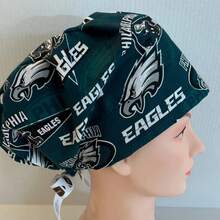 Women's Surgical Scrub Hat~Euro Style~Eagles~Football~Philly - Màu tím hoa cà - Xem 2