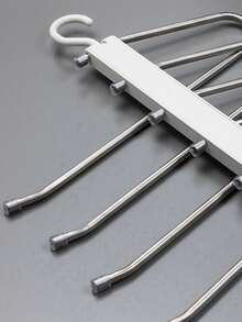 Multi-Tiered Pants Hanger, Anti-Slip Leg Racks, Saves Space For Wardrobes, Closets, And Bedrooms, Facilitates Storage And Organization, Suitable For Hanging Pants, Jeans, And Scarves - Multicolor - View 2