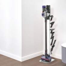 Vacuum Stand, Compatible With G5 V15 V12 V11 V10 V8 V7 V6 Series Upright Vacuums Cleaners & Accessories, Stable Vacuum Stand Holder With 6 Hooks And Non-Slip Footpads, Gray - with 6 Hooks and Non-slip Footpads - 查看 9