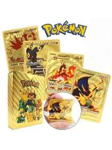 55pcs Pokemon Booster Pack, Battle Cards, Evolution Trading Cards, Collectible Game Cards, Toys, Random Styles, Pokemon Collectible Cards, Rare Pokemon Collectible Cards, Random Cards Included