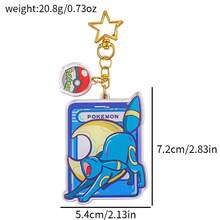 pocket monsters 1PC/9PCS Keychains From The Pokémon Eevee Family Series: Stylish And Versatile Keychains, Cute And Cool Keychains, Bag Accessories And Pendants