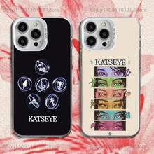 Funda de Teléfono Hot Group Music K-KATSEYE para 17,16,15,14,13,12,11,Pro,Max,Plus, Cubierta Mate Blanca a Prueba de Golpes - z7 - Ver 1