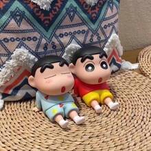 Crayon Shin-Chan Cute Pajamas Shin-Chan Phone Holder - Collectible Decor, Durable PP Material, Desktop Accessory And DIY Gift Item, Fun Toy For Kids