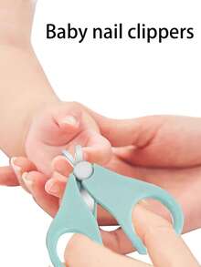 1 pieza Cortaúñas para bebé, cortaúñas infantil, cortaúñas para recién nacido, tijeras de acero inoxidable para bebé, color aleatorio - Multicolor - Ver 5
