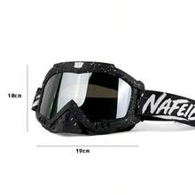 1个，骑行护目镜，滑雪护目镜，成人户外运动护目镜，雪地摩托护目镜，登山护目镜，摩托车越野骑行护目镜 - 彩色 - 查看 6
