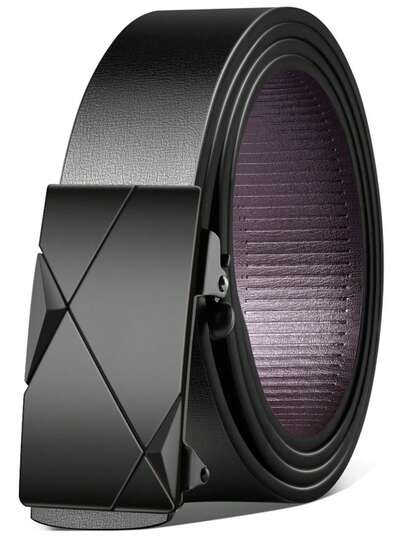 男士商务自动扣皮带，休闲牛仔裤腰带，时尚派对腰带，日常穿搭装饰，精美礼品腰带