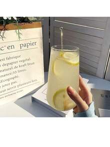 1 Chiếc Ly Uống Lạnh Phong Cách Nghệ Thuật Cổ Điển, Trong Suốt, Dung Tích 16.91 Oz (khoảng 473ml), Chất Liệu Thủy Tinh Cao Cấp, Chống Trượt, Dễ Vệ Sinh. Thích Hợp Cho Bữa Sáng, Sữa/Tụ Tập Bạn Nữ/Cắm Trại Ngoài Trời/Mang Đi Mang Đi. Ly Uống Lạnh Đẹp Mắt, Nổi Tiếng Trên Mạng. Quà Tặng Ngày Valentine, Mùa Tốt Nghiệp, Ngày của Cha. - Nhiều màu - Xem 4