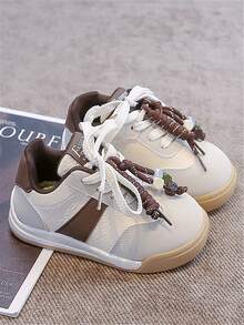 2025 Autumn New Casual Low-Top Canvas Sneakers, Fashion Soft Sole Small White Shoes For Girls - Khaki - View 3