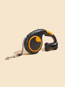 1pc 5m/3 Meters Retractable Dog Leash, One-Button Brake, Auto-Adjustable Length, Built-In Waste Bag Dispenser, Suitable For Medium & Small Dogs Walking - Multicolor - View 13