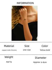 1件定制诞生石项链，锆石水滴形、心形、方形宝石，个性化生日礼物、母亲节礼物、闺蜜礼物 - 手鍊愛心 - 查看 27