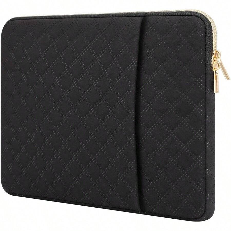 Laptop Sleeve 15.6-16 Inch Cover Protective Case Compatible With 16 Book Pro M3/M2/M1 15.6-16 Book Notebook Computer Slim Waterproof Padded Case With Pocket Black,Phone Case, Ipad Case, - 黑色 - 查看 1