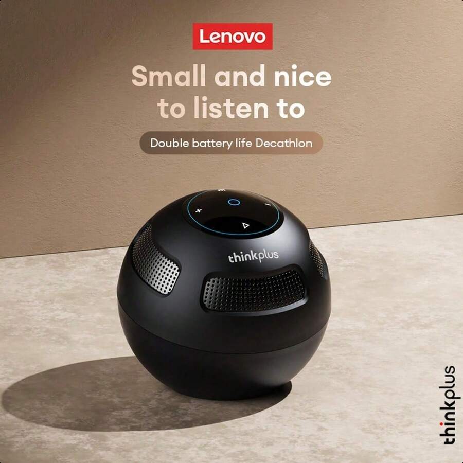 Loa Bluetooth không dây Lenovo TS5 - Hệ thống âm thanh nhỏ gọn và di động, chất lượng âm thanh tuyệt vời, thời lượng pin dài, âm trầm mạnh mẽ, âm lượng lớn, thích hợp sử dụng ngoài trời. - Một cỡ - Xem 1