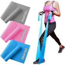 Ó| Ligas de Resistencia para Ejercicio | Bandas para Ejercicio | Ligas Ejercicio | Ligas de Resistencia | Bandas de Resistencia| Yoga | Pilates | HIIT |,36760821 - Azul menta - Ver 1