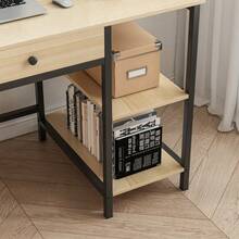 Office Desk - Brown - View 3