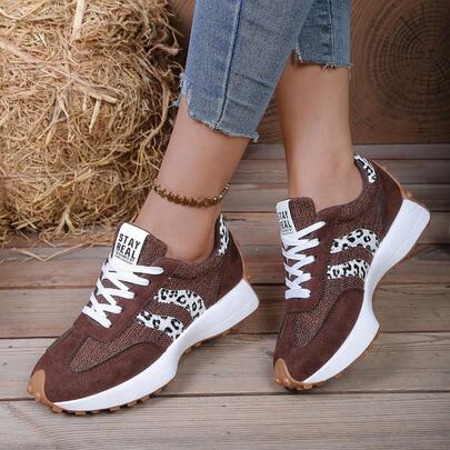 2026 Zapatillas deportivas vintage de suela gruesa para mujer de talla pequeña, zapatos deportivos casuales ligeros