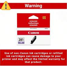 CLI - 281 Genuine Cyan Ink, Compatible With TR8520, TS9120, TS8120, TS6120, TS9521C/A, TS9520/A, TS8220, TS6220, TS8320, TS6320, TS702/A, And TR8620/A Series Printers - Photo Blue + Standard + Ink - View 7