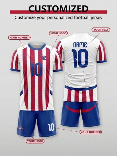 Bộ 2 áo và quần thi đấu đội tuyển bóng đá quốc gia Paraguay, được thiết kế theo phong cách World Cup 2026. Áo thi đấu được làm từ vải in họa tiết kẻ caro đỏ và xanh dương, phù hợp để mặc hàng ngày, cổ vũ tại các trận đấu và tham gia nhiều hoạt động thể thao khác nhau.