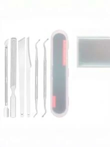 Manicure Set, Manicure Tool Set, Professional Nail Clippers, Pedicure Set, Personal Care Tools, Graduation Gifts For Men & Women, Deluxe Leather Case, Home Travel